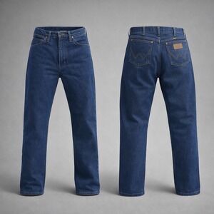 Wrangler 13MWZPW Cowboy Cut Original Fit Jeans Mens 29x32 Dark Wash Denim NWOT